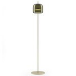 Jube Floor Lamp - Matte Gold / Antique Green
