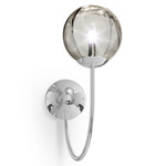 Puppet Wall Sconce - Chrome / Smoky