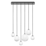 Puppet Linear Multi Light Pendant - Black / White