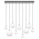 Puppet Linear Multi Light Pendant - Black / White