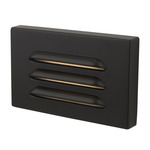 12V Outdoor Surface Mount Step Light - Bronze on Brass