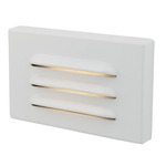 12V Outdoor Surface Mount Step Light - White