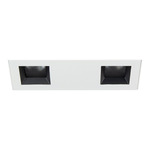 Ocularc Multiples 2IN SQ 2-Light Pinhole Trimless - White