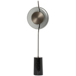 Pendulum Floor Lamp - Bronze / Clear