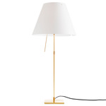 Costanza Telescopic Table Lamp - Brass / White