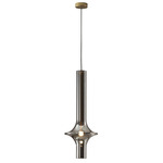 Wonder Pendant - Matte Gold / Fume