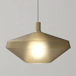 Mom Low Pendant - Matte Black / Matte Mustard