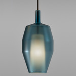 Mom Tall Pendant - Matte Black / Matte Blue Avio