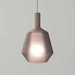 Mom Fatty Pendant - Matte Black / Matte Powder Pink