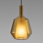 Mom Fatty Pendant - Matte Black / Matte Mustard