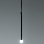Storm Pendant - Matte Black / White