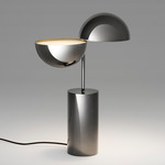 Elisabeth Table Lamp - Black Chrome / Black Chrome