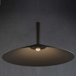 Altura Pendant - Matte Gold / Matte Black