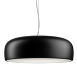 Smithfield S Pendant - Matte Black / White