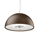 Skygarden Small Pendant - Aluminum / Brown