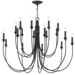 Cate Chandelier - Forged Iron