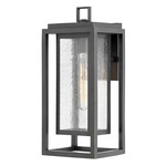 Republic 12V Outdoor Wall Sconce - Oil Rubbed Bronze / Clear Seedy