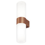 Pastilla Wall Sconce - Bronze / Acid Etched Glass