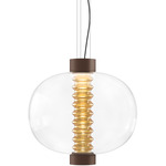 Bolha Pendant - Brown / Amber