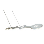 Flat Linear Pendant - Natural Anodized Aluminum