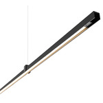 Morgana Linear Pendant - Black / White