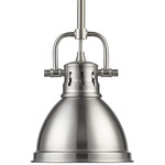 Duncan Mini Pendant - Pewter / Pewter