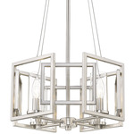 Marco Pendant - Pewter / Clear