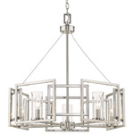 Marco Chandelier - Pewter / Clear