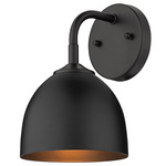 Zoey Wall Sconce - Matte Black / Matte Black
