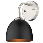 Zoey Wall Sconce - Pewter / Matte Black