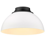 Zoey Ceiling Light - Matte Black / Matte White