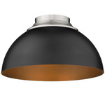 Zoey Ceiling Light - Pewter / Matte Black