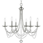 Mirabella Chandelier - Pewter / Crystal