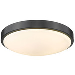 Gabi Ceiling Light - Matte Black / Opal