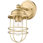 Seaport Wall / Ceiling Light - Brushed Champagne Bronze