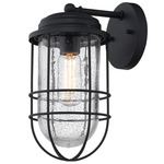 Seaport Outdoor Wall Sconce - Black