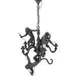 Monkey Chandelier - Black