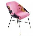 Lipsticks Padded Chair - Black / Pink