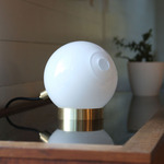 Once Table Lamp - Brushed Brass / Opaque White