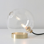Once Table Lamp - Brushed Brass / Clear
