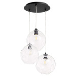 Numen Multi Light Pendant - Noir / Clear