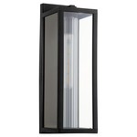 Parks 120V Outdoor Wall Sconce - Noir / Clear