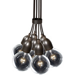 Ilde Max S Multi Light Pendant - Bronze