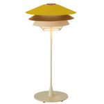 Overlay Table Lamp - Matte Beige / Cognac/Yellow/Grey/Beige