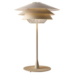 Overlay Table Lamp - Matte Beige / Grey/Beige/Beige/Beige