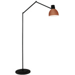 System F Floor Lamp - Copper / Black