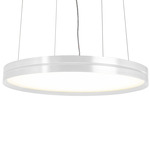 Lite Hole Pendant - White / Opal