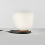 Misko T25 Table Lamp - Walnut / Opal