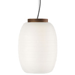 Misko S35 Pendant - Walnut / Opal