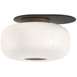 Misko C15 Ceiling Light / Wall Sconce - Walnut / Opal